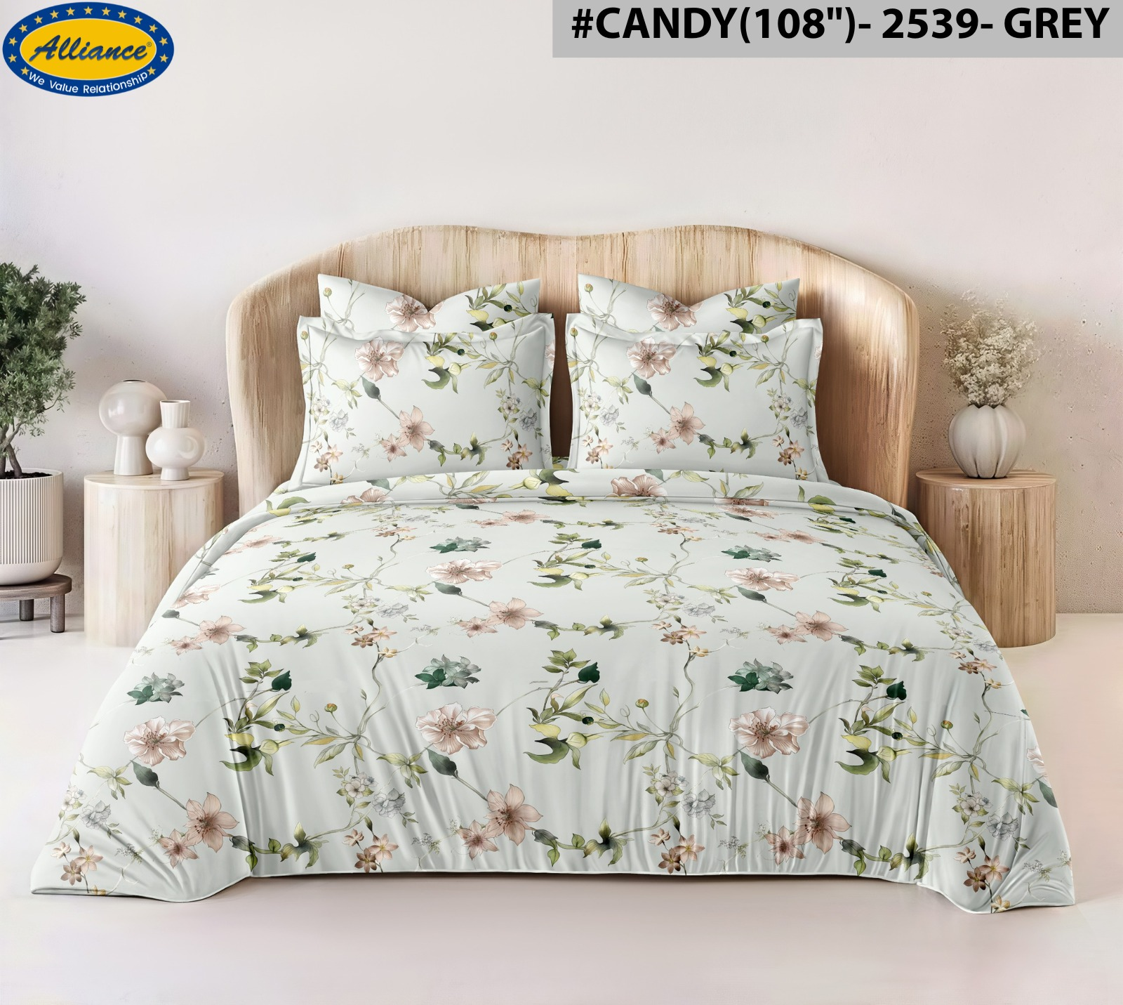 Cotton Feel Bedspread 55x85 Inch
