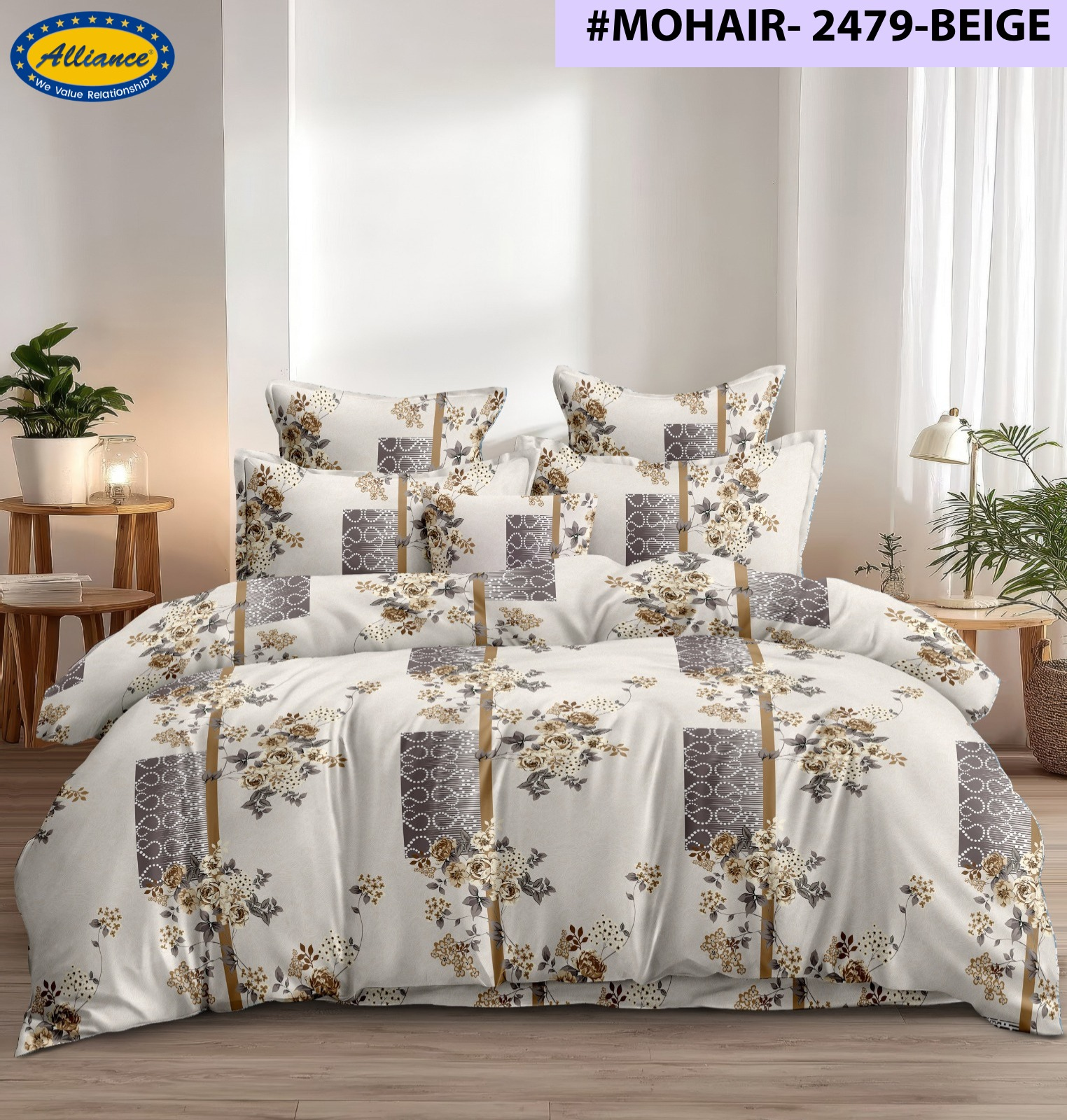 Cotton Feel Bedspread 55x85 Inch