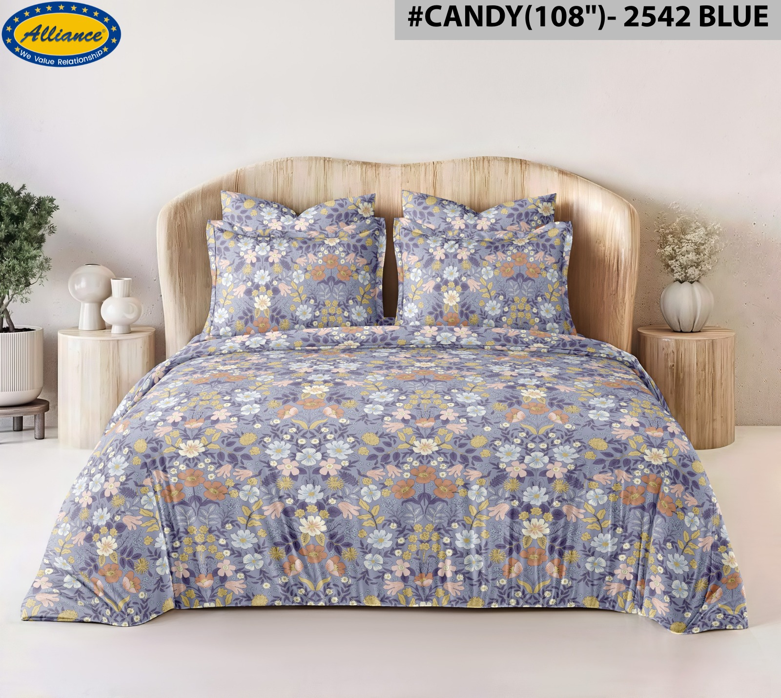 Cotton Feel Bedspread 55x85 Inch