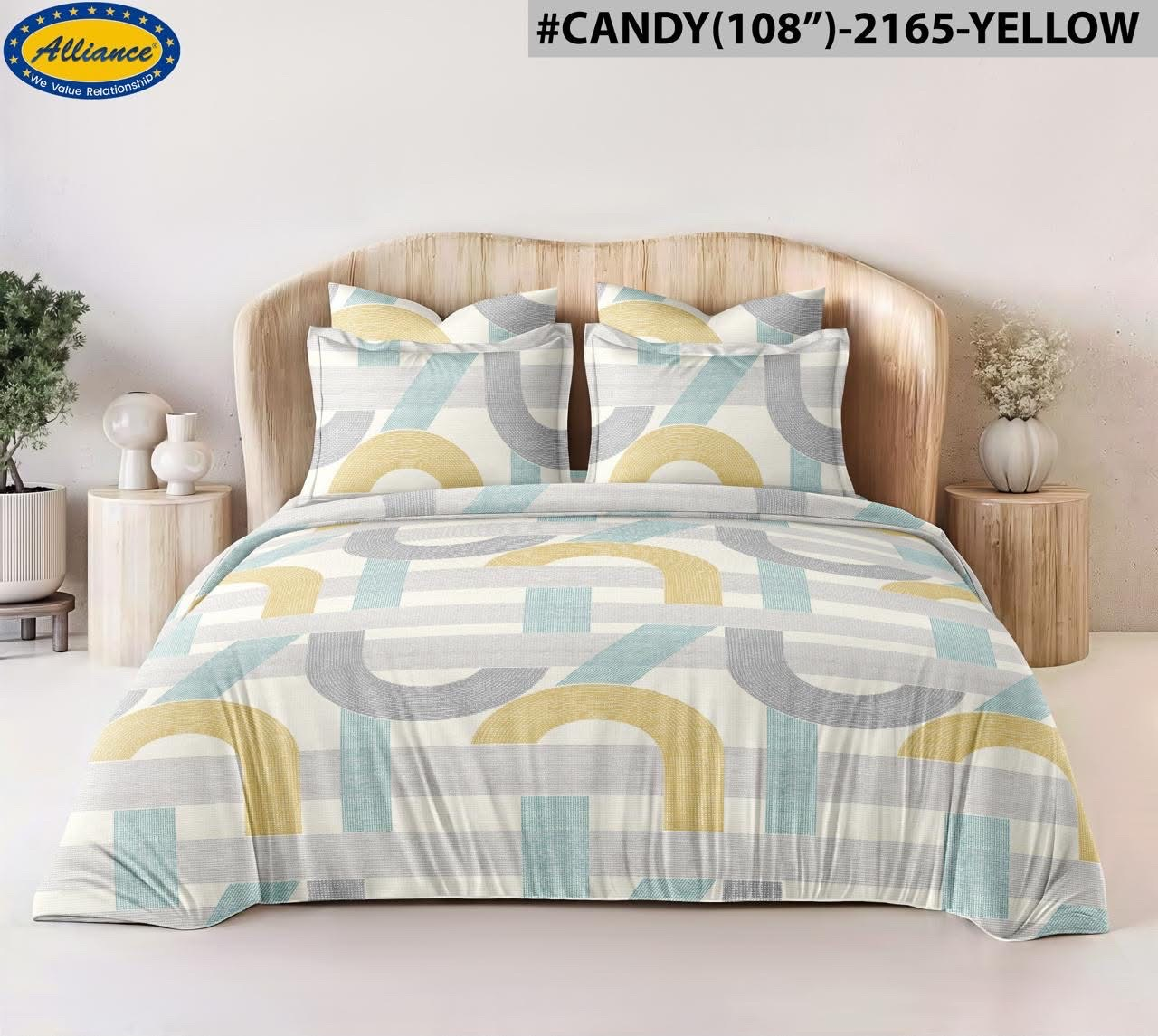 Cotton Feel Bedspread 90x100 Inch