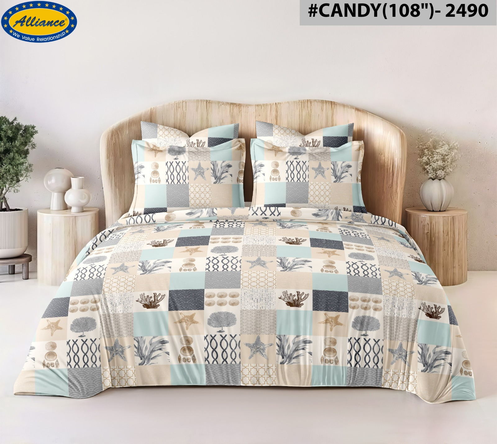 Cotton Feel Bedspread 90x100 Inch – Royal Mantel