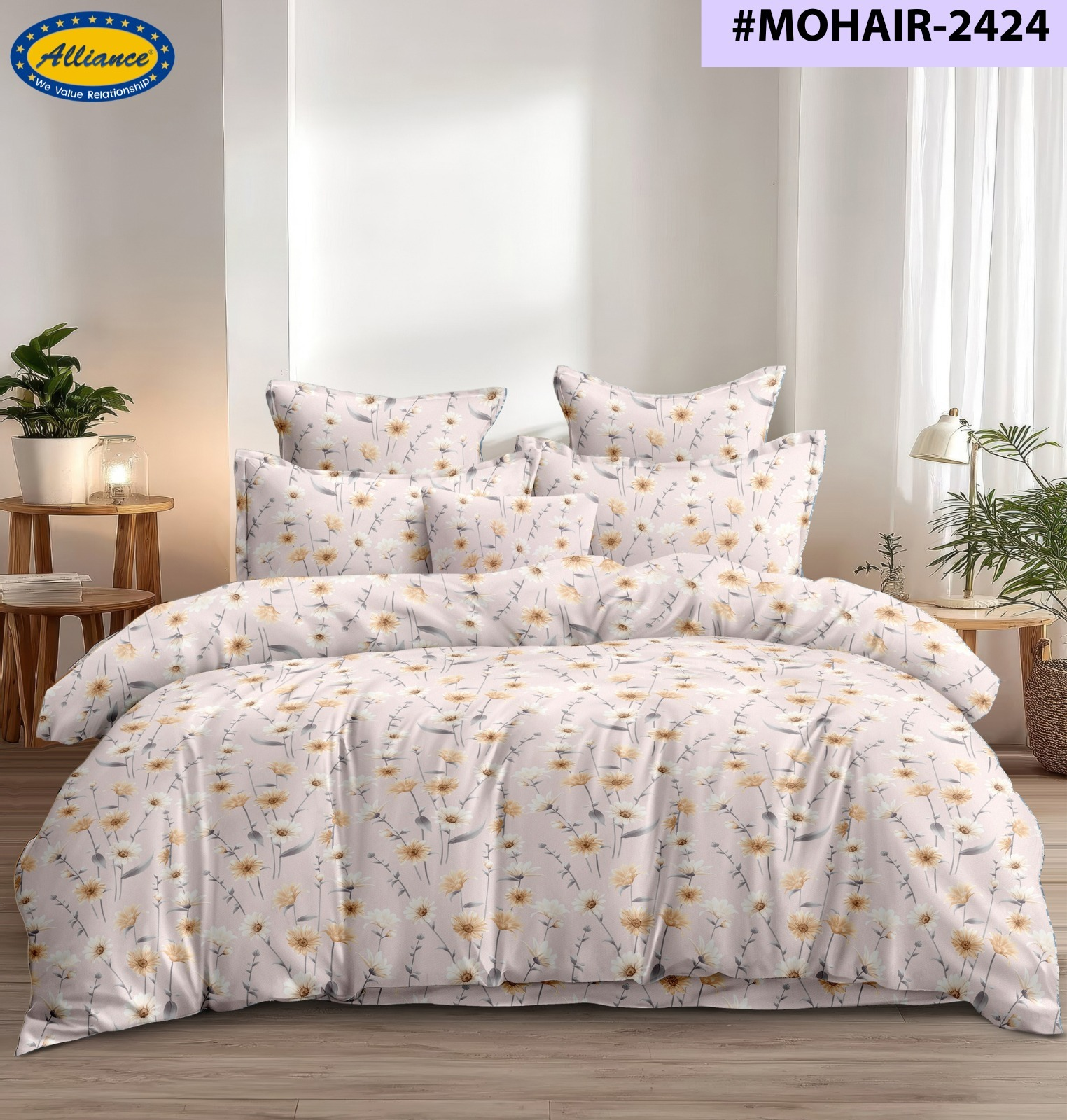 Cotton Feel Bedspread 90x100 Inch – Royal Mantel