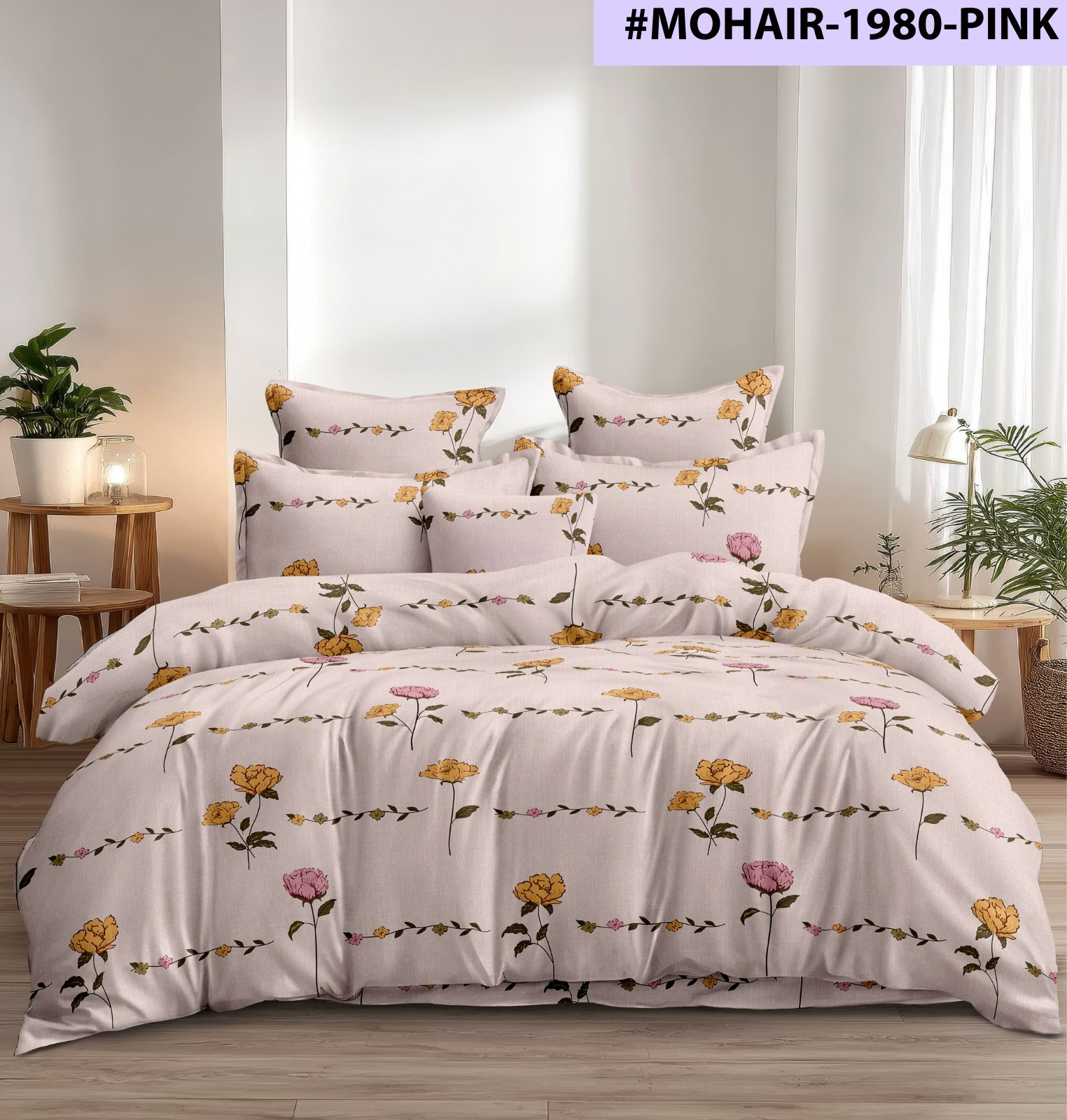 Cotton Feel Bedspread 108x108 Inch