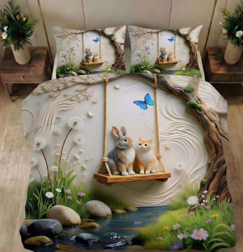 7D bedspread King 108x108 Inch