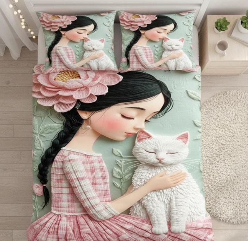7D bedspread King 108x108 Inch