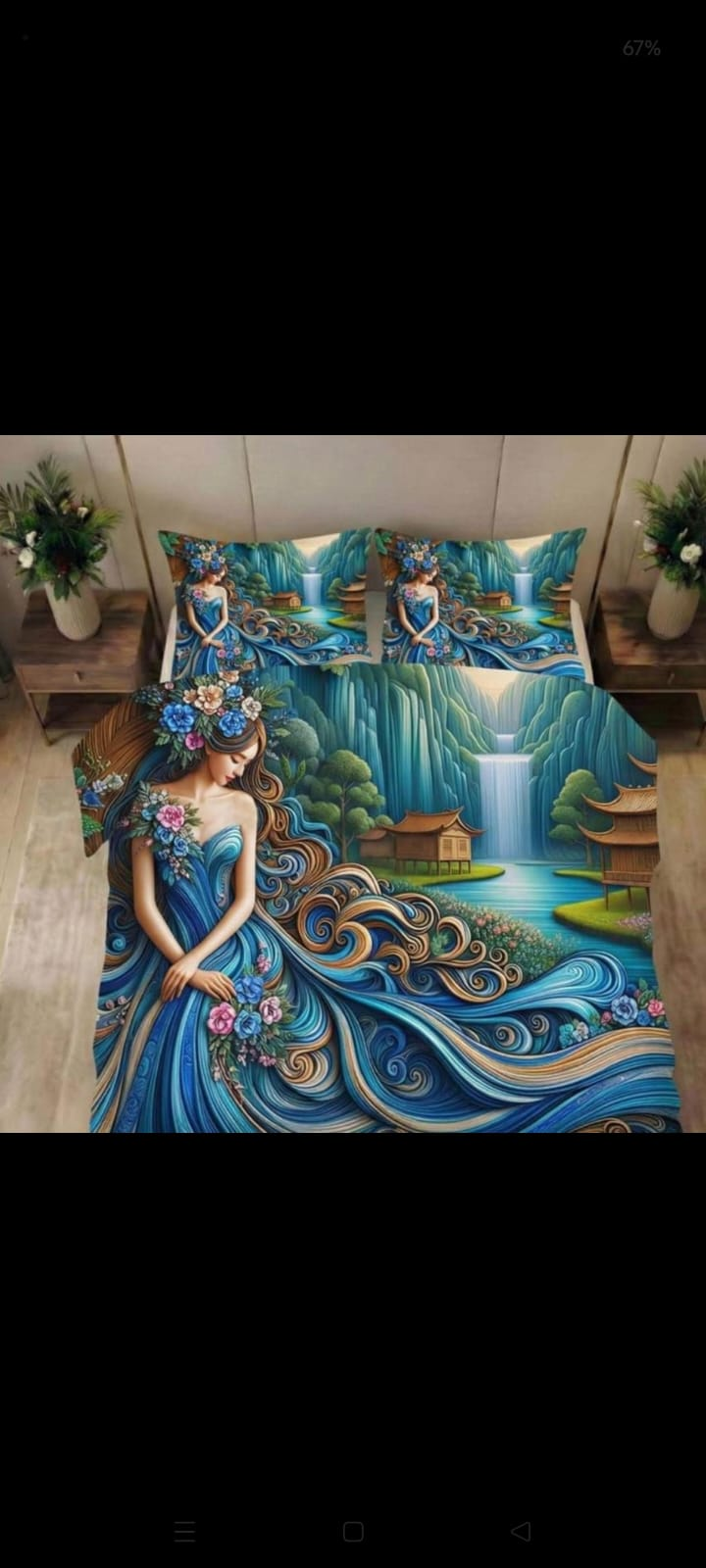 7D bedspread King 108x108 Inch – Royal Mantel
