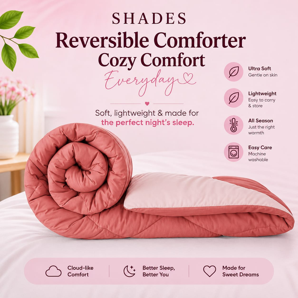Comforter Double-Rust Orange – Royal Mantel